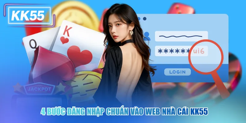 4 bước đăng nhập kk55 chuẩn cho game thủ