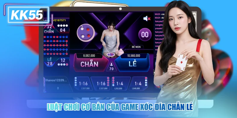 Luật chơi cơ bản của game xóc đĩa chẵn lẻ kk55